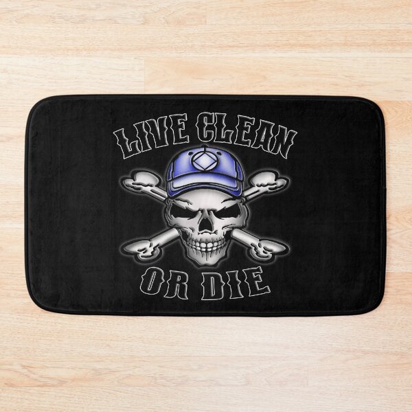 Item preview, NA Live Clean Or Die Skully designed and sold by NA-WEARS.