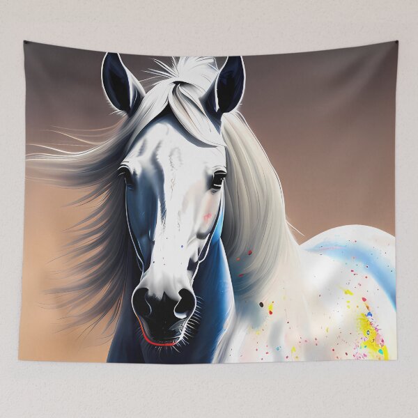 Item preview, Urban Graffiti Horse Oil Painting Splattered designed and sold by SableSyndciate.