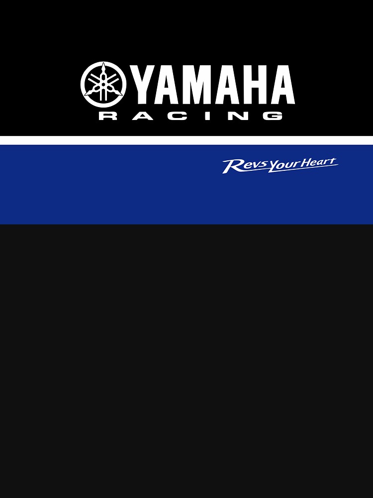 T-SHIRT YAMAHA REVS NOIR HOMME