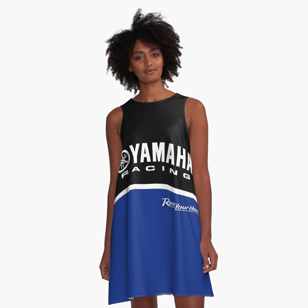 YAMAHA Racing Graphic T-Shirt Dress by AndresTR