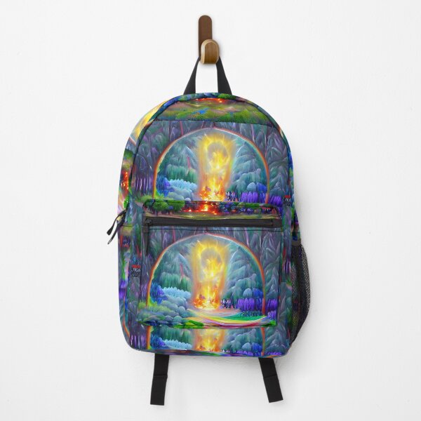 Item preview, Flaming Rainbow Portal designed and sold by LadyLunaStar.