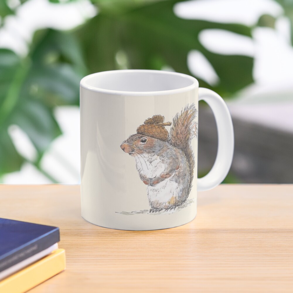 Squirrel with an Acorn Hat Mug