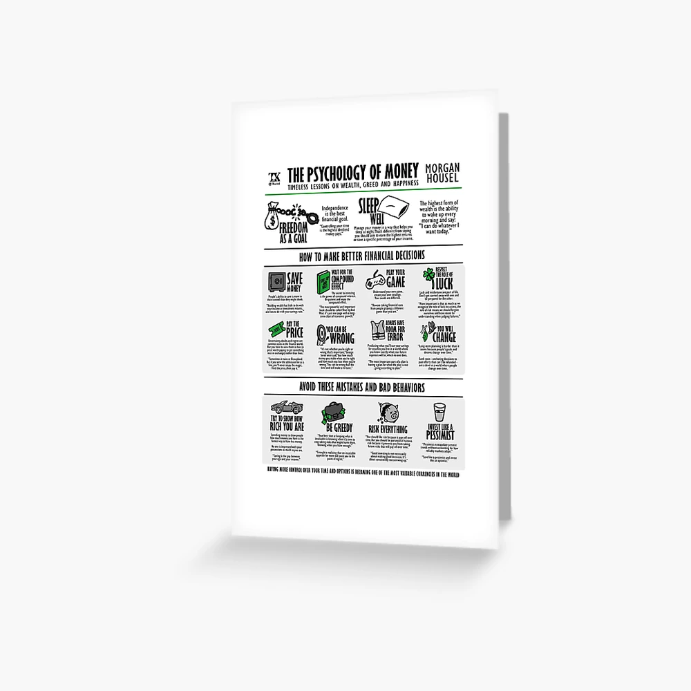 Visual Book The Psychology of Money (Morgan Housel) Art Board Print for  Sale by TKsuited