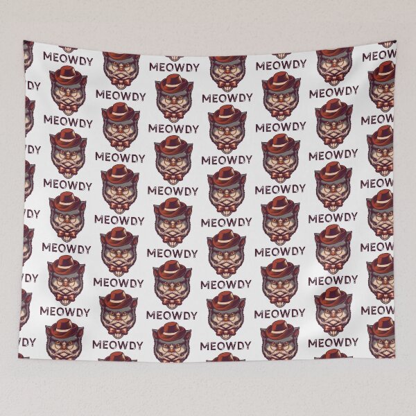 Item preview, Funny Cat Cowboy Meowdy Texas Meow Howdy designed and sold by RandomStuffShop.