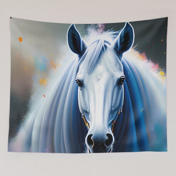 Item preview, Urban Graffiti Horse Oil Painting Splattered designed and sold by SableSyndciate.