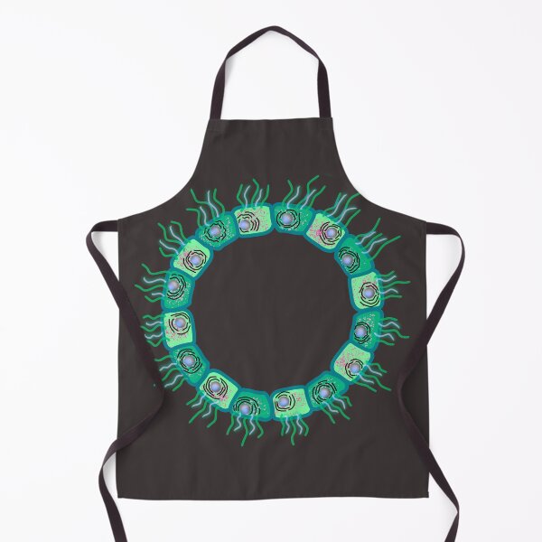 Item preview, Circular cuboid cells, GREEN VERSION, GRAY BACKGROUND designed and sold by Osher-BioArt.