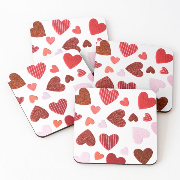 Item preview, Lovely Red and pink hearts Design  designed and sold by Basma Store.