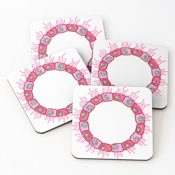 Item preview, Circular cuboid cells RED VERSION designed and sold by Osher-BioArt.