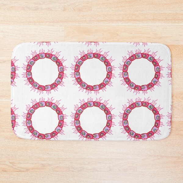 Item preview, Circular cuboid cells RED VERSION designed and sold by Osher-BioArt.