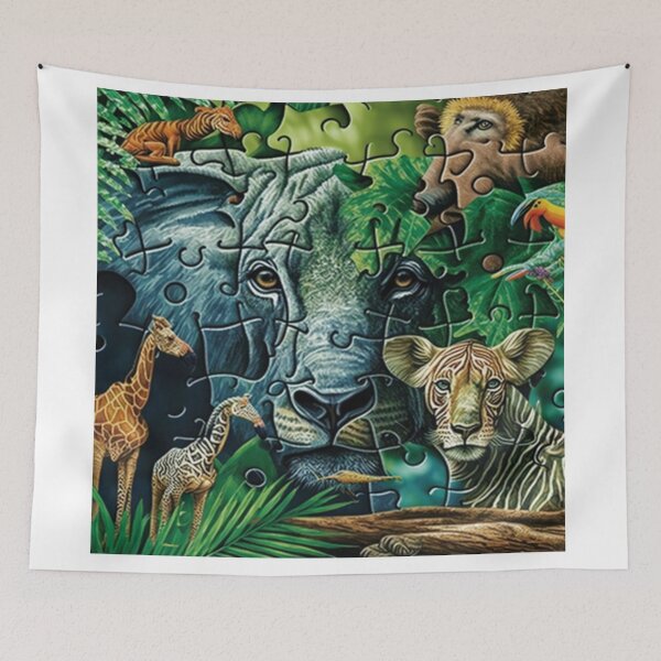 Item preview, Jungle Puzzle 1 designed and sold by Newtaste-Store.