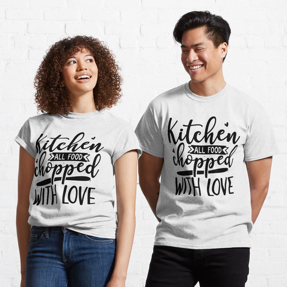 Kitchen Love Saying :Funny Chef Quotes Kids T-Shirt for Sale by remonss