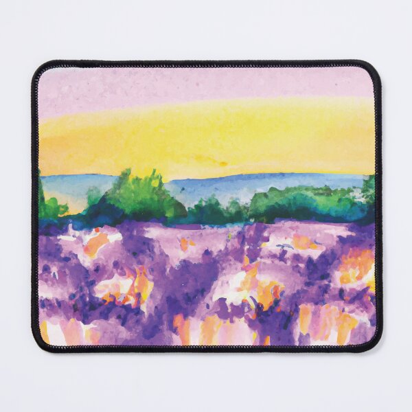 Item preview, Lavender Field Watercolor designed and sold by rpvga.