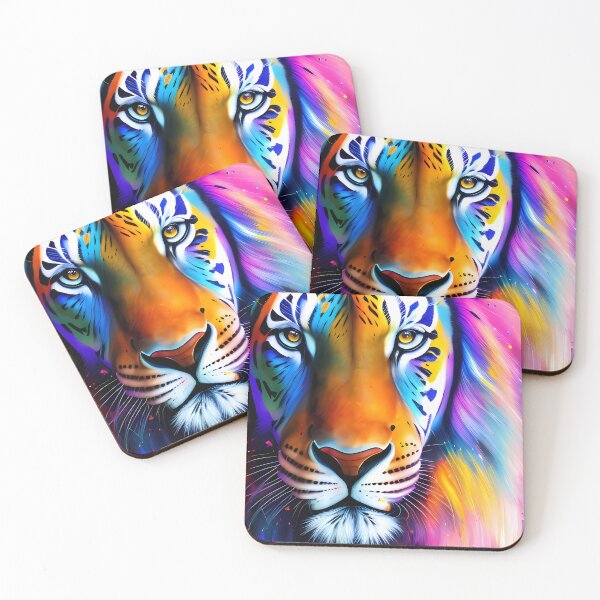 Item preview, Urban Graffiti Tiger Oil Painting Splattered designed and sold by SableSyndciate.