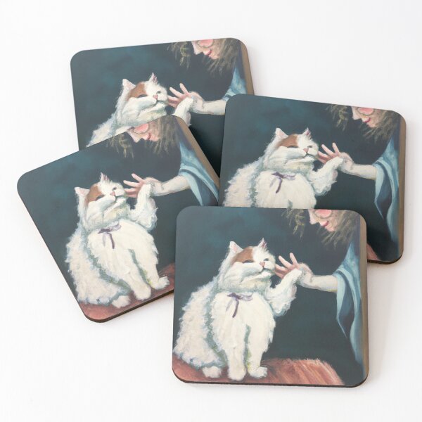 Item preview, Cat give brofist designed and sold by MyOilArt4you.