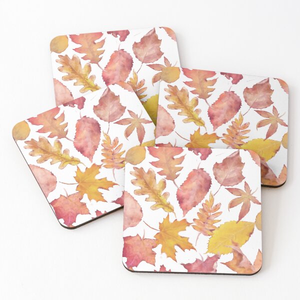 Item preview, Autumn Leaves in Watercolour Pattern Design designed and sold by Tina Veenstra.