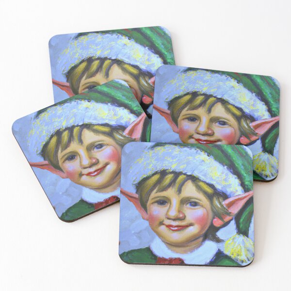Item preview, A happy christmas elf designed and sold by MyOilArt4you.