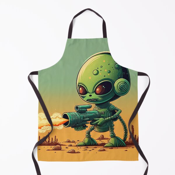 Item preview, Lovely Alien with a rocket gun designed and sold by mrlongfield.