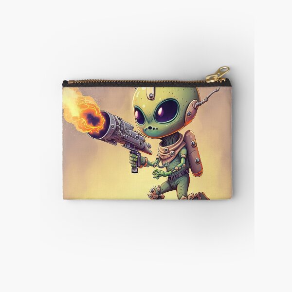 Item preview, Lovely Alien with a rocket gun designed and sold by mrlongfield.