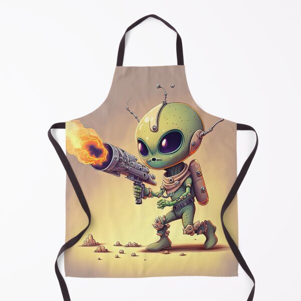 Item preview, Lovely Alien with a rocket gun designed and sold by mrlongfield.