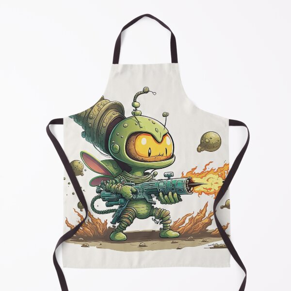 Item preview, Lovely Alien with a rocket gun designed and sold by mrlongfield.