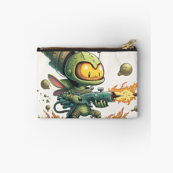 Item preview, Lovely Alien with a rocket gun designed and sold by mrlongfield.