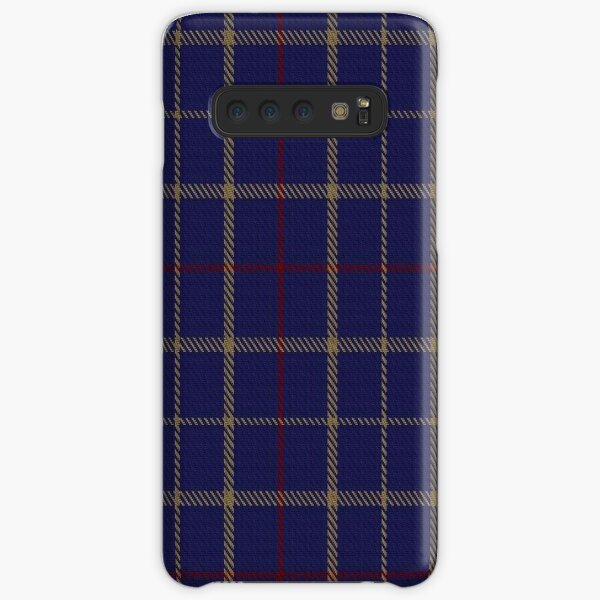 00470 Tattersall Blue Fashion Tartan Samsung Galaxy Snap Case
