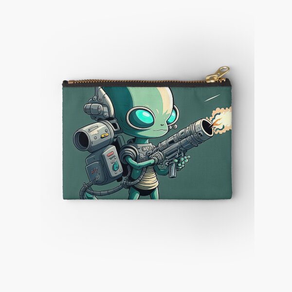 Item preview, Lovely Alien with a rocket lazer gun designed and sold by mrlongfield.