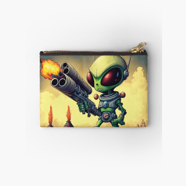 Item preview, Lovely Alien with a rocket lazer gun designed and sold by mrlongfield.