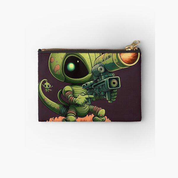 Item preview, Lovely Alien with a rocket lazer gun designed and sold by mrlongfield.