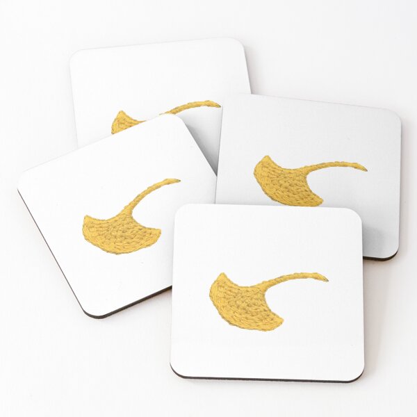 Item preview, Yellow Ginkgo Leaf Embroidered Patch designed and sold by moonfawnco.