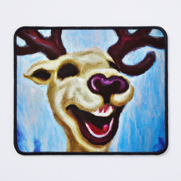 Item preview, The ghost of a happy Reindeer designed and sold by MyOilArt4you.
