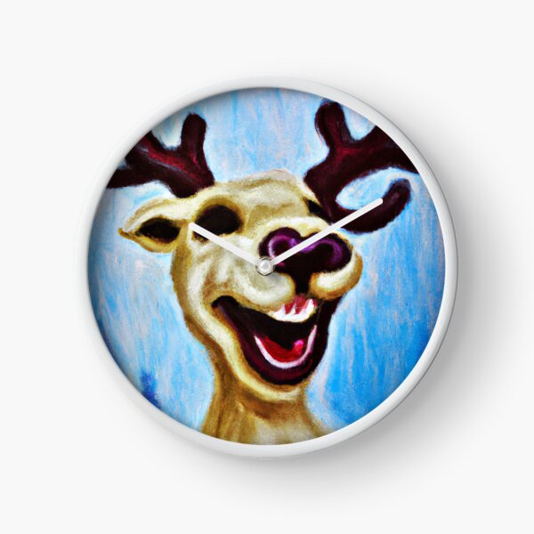 Item preview, The ghost of a happy Reindeer designed and sold by MyOilArt4you.