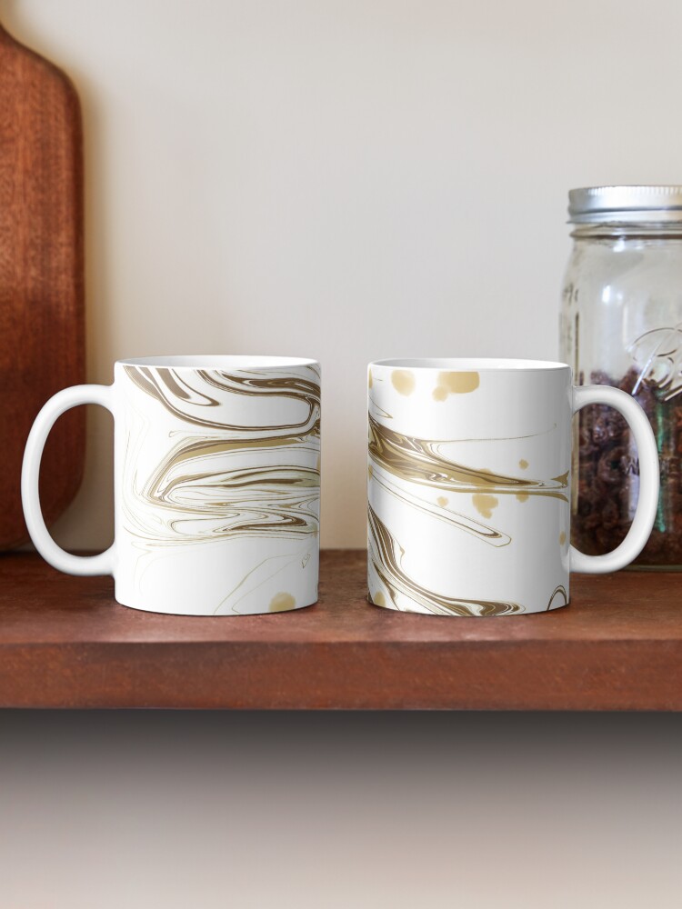 Alternate view of Magic Flow - Abstract Lines and Shapes Coffee Mug