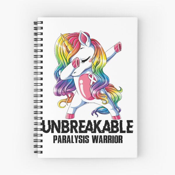 Item preview, Paralysis Awareness - Unicorn Paralysis Warrior Ribbon UNBREAKABLE designed and sold by Fernandezf.