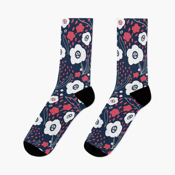Item preview, Red, Blue, white floral designed and sold by DesignsbyRoochita Studio.