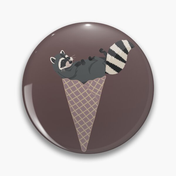 Item preview, Racoon in Recline Cone designed and sold by Anathea Utley.