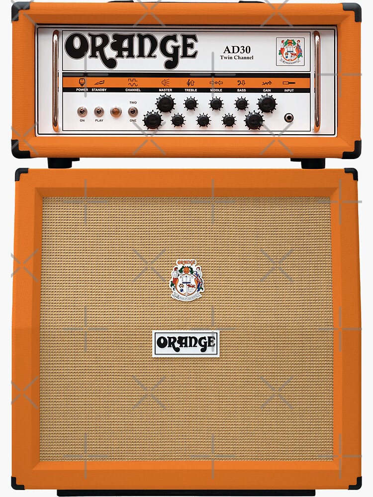 "Orange Amplifier" Sticker for Sale by Jayiscool71 Redbubble