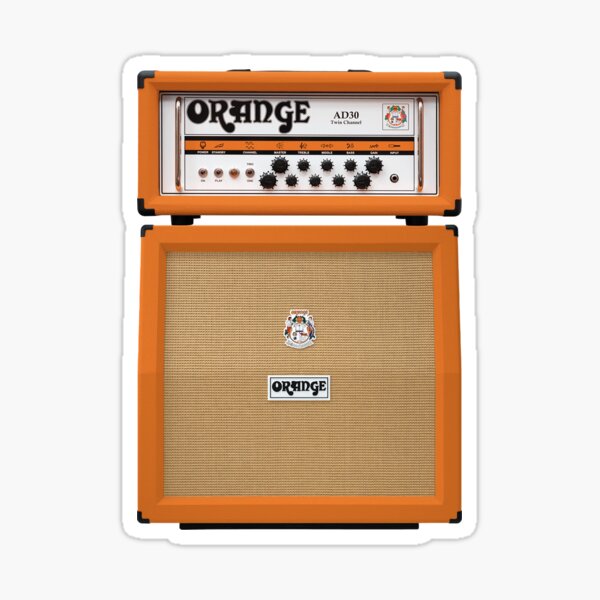 "Orange Amplifier" Sticker for Sale by Jayiscool71 Redbubble