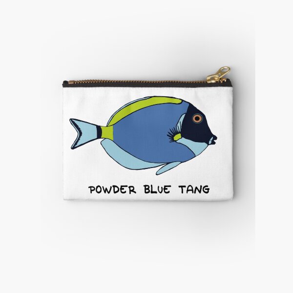 Item preview, Powder blue Tang Tropical Fish Illustration designed and sold by stephaniepeters.