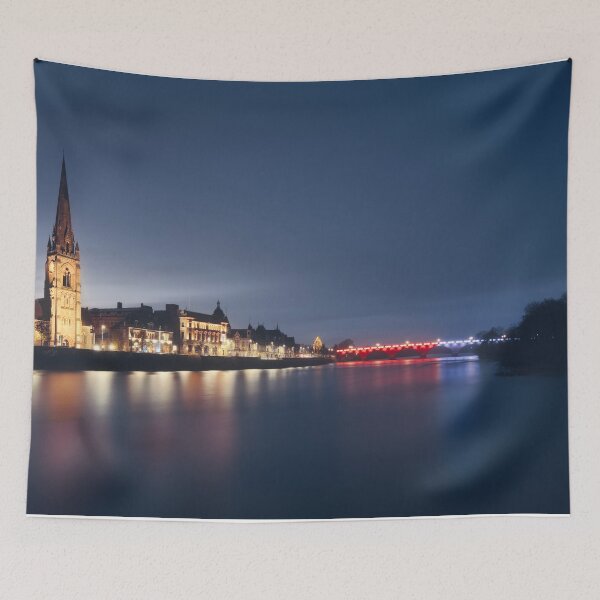 Item preview, St Matthew's, Tay Street and the Smeaton Bridge, Perth designed and sold by ShinyPhoto.