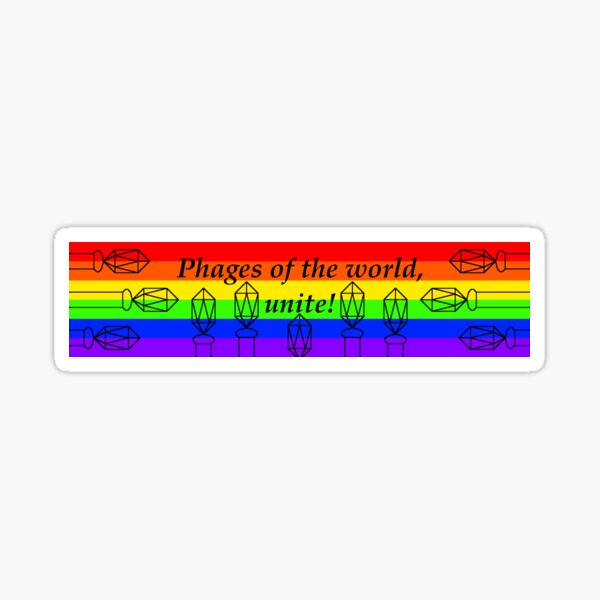 Item preview, Phagen der Welt, vereinigt euch! designed and sold by PridePhages.