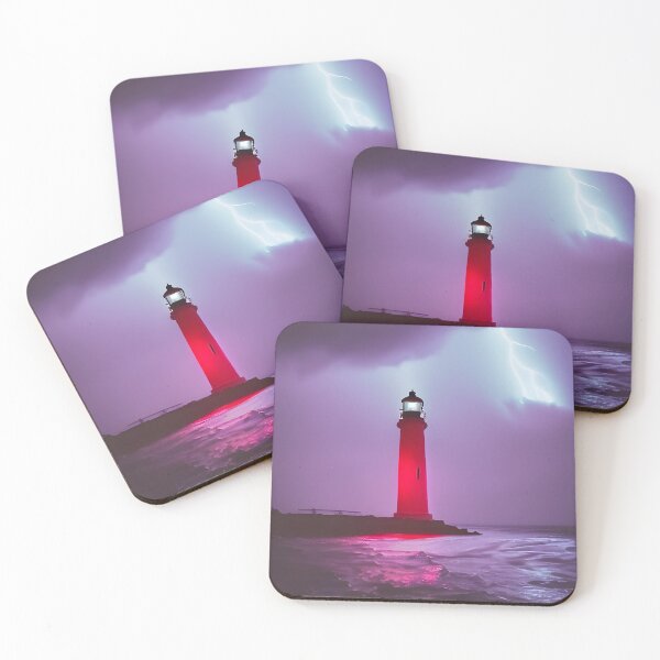 Item preview, Neon Lighthouse in a Storm designed and sold by ForeHeadDesigns.