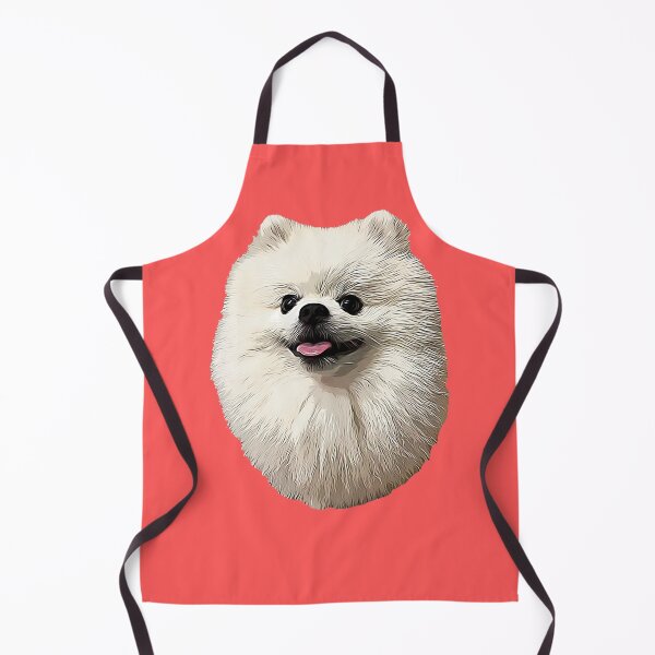 Item preview, Pomeranian Cute White Puppy Dog designed and sold by ElegantCat.