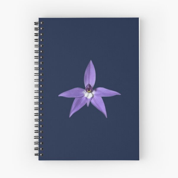 Item preview, Orchid flower on blue designed and sold by quentinjlang.