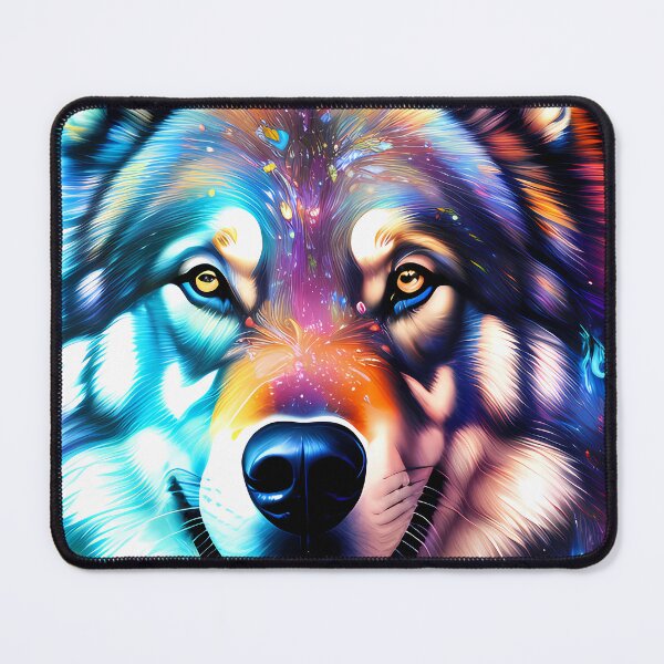 Item preview, Urban Graffiti Wolf Oil Painting Splattered designed and sold by SableSyndciate.