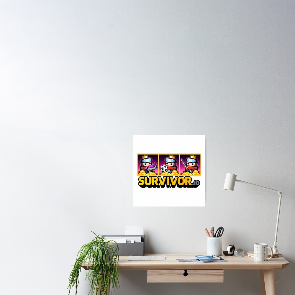 Survivor. io Game, zombie video game Sticker for Sale by Mycutedesings-1