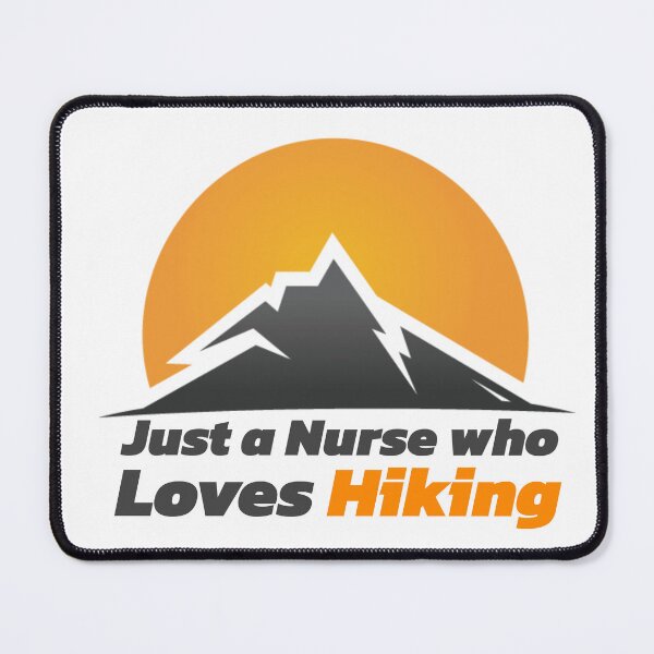 Item preview, just a nurse who loves hiking designed and sold by Top-artistO.