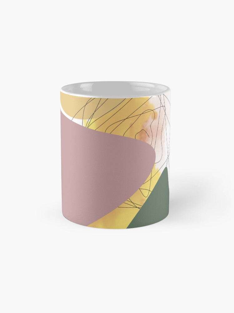 Alternate view of Geometric Shapes - Abstract Lines and Shapes Coffee Mug