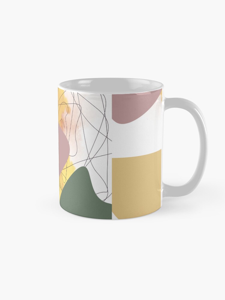Alternate view of Geometric Shapes - Abstract Lines and Shapes Coffee Mug