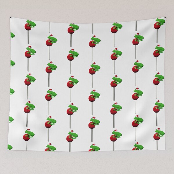 Item preview, Lollipop Christmas Frog designed and sold by VerdeDoodleDuck.